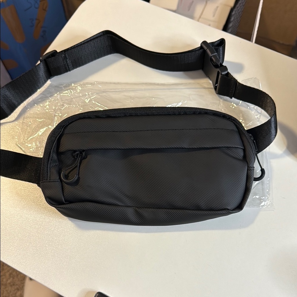 Source Unknown Black Belt Bag Minimalist Design
